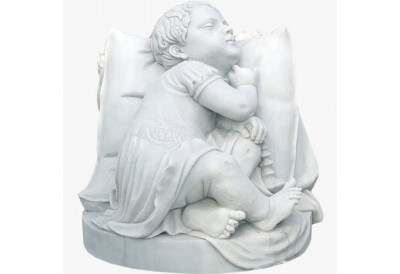 Купить Скульптура из мрамора S_17 Ангелок на подушке